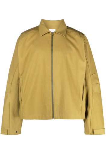 ROA zip-front shirt jacket - Grün