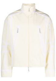 ROA high-neck zip-fastening jacket - Nude