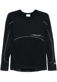 ROA logo-detailing T-shirt - BLK0001 - BLACK