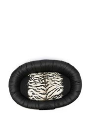 Roberto Cavalli Home Haustierbett mit Logo-Stickerei - Schwarz