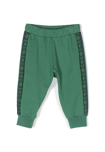 Roberto Cavalli Junior monogram-tape track pants - 04000