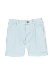 Roberto Cavalli Junior Shorts mit Logo-Stickerei - Blau