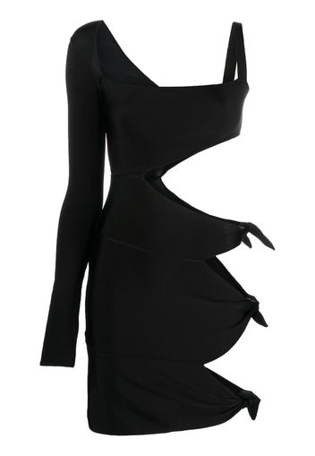 Roberto Cavalli Minikleid mit Cut-Outs - Schwarz