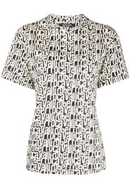 Roberto Cavalli T-Shirt mit Logo-Print - Schwarz