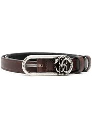 Roberto Cavalli logo-buckle leather belt - D1348