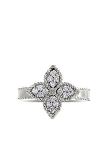 Roberto Coin 18kt white gold Princess Flower diamond ring - Silber