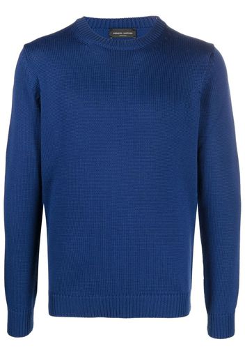 Roberto Collina fine-knit merino wool jumper - Blau