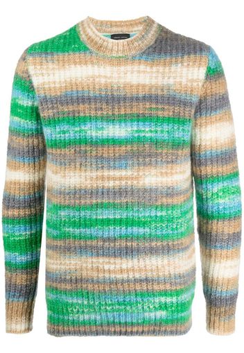 Roberto Collina mohair blend crew-neck jumper - Grün