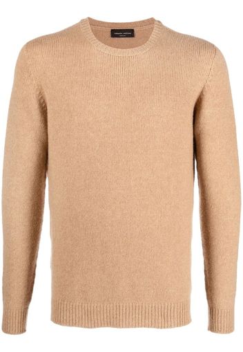 Roberto Collina crew neck pullover jumper - Nude