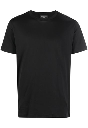 Roberto Collina cotton shortsleeved T-shirt - Schwarz