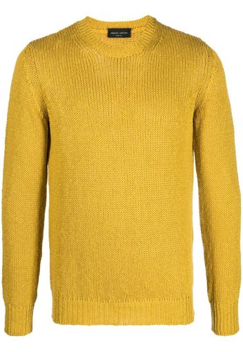 Roberto Collina cotton-blend knitted jumper - Gelb
