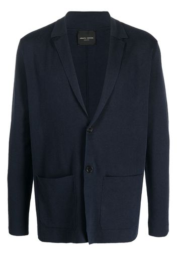 Roberto Collina notched-lapels long-sleeve blazer - Blau