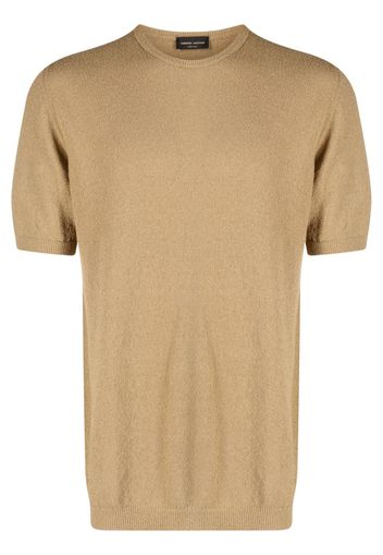 Roberto Collina Kurzärmeliger Pullover - Nude