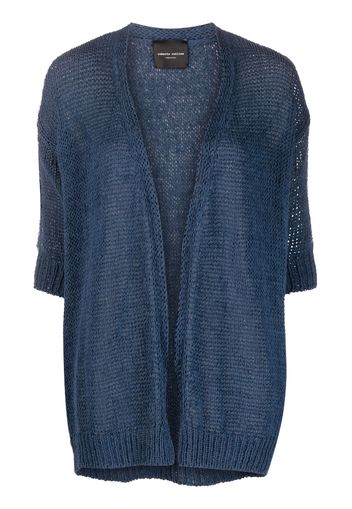 Roberto Collina open-front knit cardigan - Blau