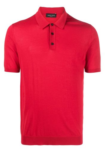 Roberto Collina Klassisches Poloshirt - Rot