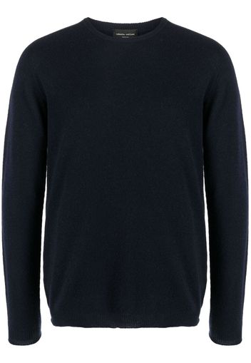 Roberto Collina fine-knit cashmere sweatshirt - Blau