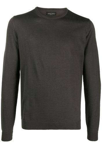 Roberto Collina crew-neck wool jumper - Grün