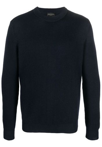 Roberto Collina crew-neck wool jumper - Blau