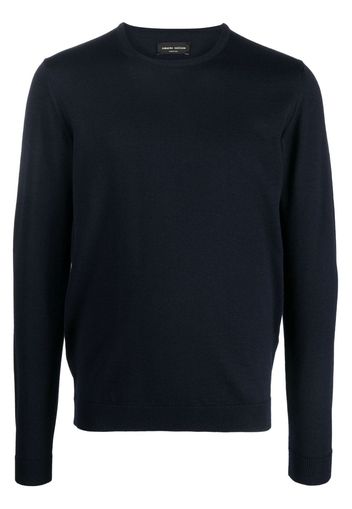 Roberto Collina crew-neck merino jumper - Blau