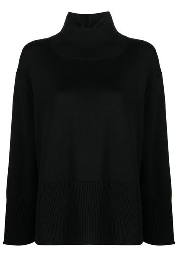 Roberto Collina high-neck merino wool jumper - Schwarz