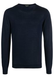 Roberto Collina crew-neck long-sleeve jumper - Blau