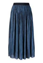 Roberto Collina below-knee pleated skirt - Blau