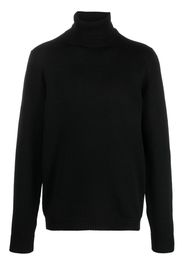 Roberto Collina roll-neck merino-wool jumper - Schwarz