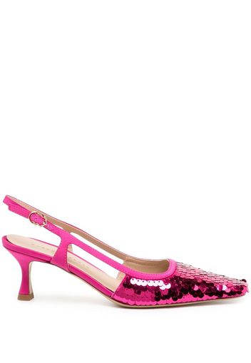 Roberto Festa Siviglia sequinned slingback pumps - Rosa