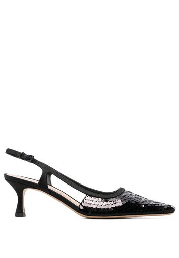 Roberto Festa sequin-embellished 70mm pumps - Schwarz