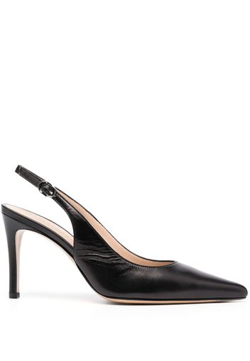 Roberto Festa Lavinia 85mm leather slingback pumps - Schwarz