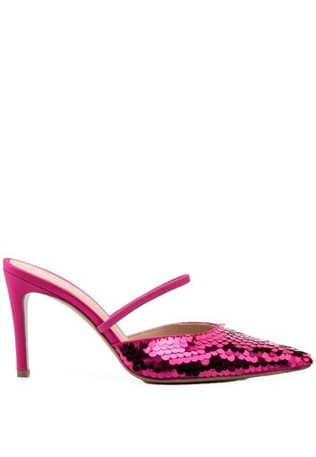 Roberto Festa 90mm sequin pointed mules - Rosa