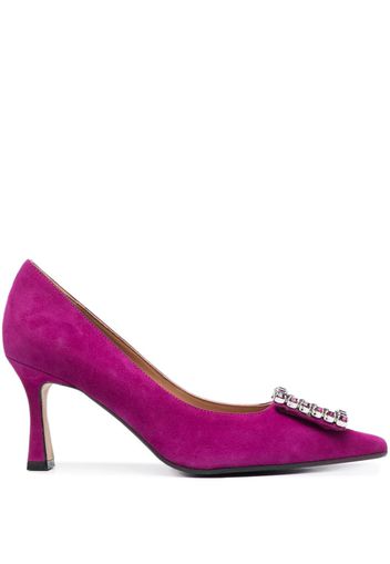 Roberto Festa Lilly 80mm pointed-toe suede pumps - Violett