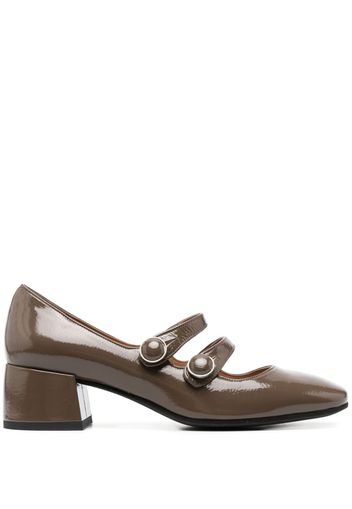 Roberto Festa Helena 45mm leather pumps - Braun