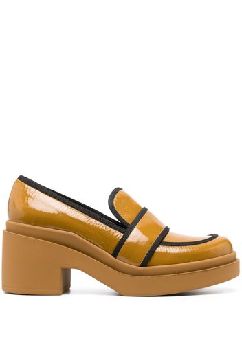 Roberto Festa Percy 70mm block-heel loafers - Gelb