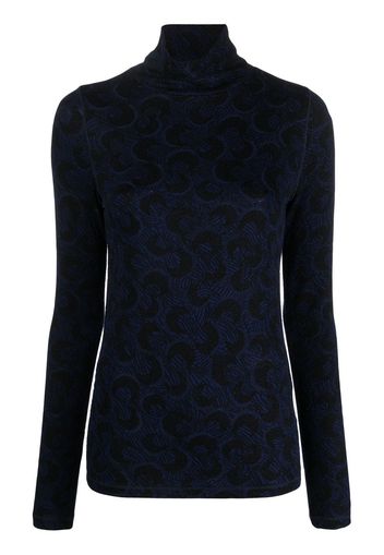 Rodebjer Pullover mit Stehkragen - Blau