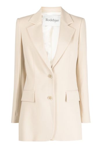 Rodebjer single-breasted long-sleeve blazer - Nude