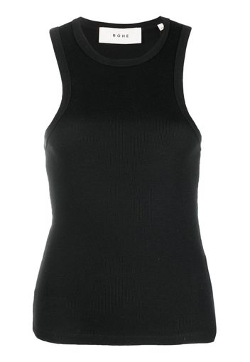 Róhe ribbed-knit tank top - Schwarz