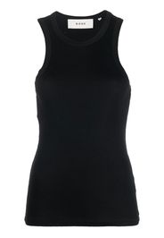 Róhe sleeveless racerback tank top - Schwarz