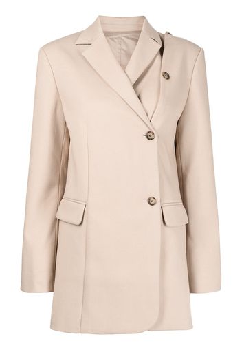 Rokh Asymmetrischer Blazer - Braun