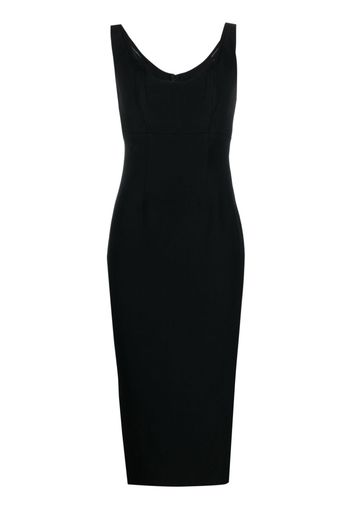 Roland Mouret mid-length sleeveless dress - Schwarz