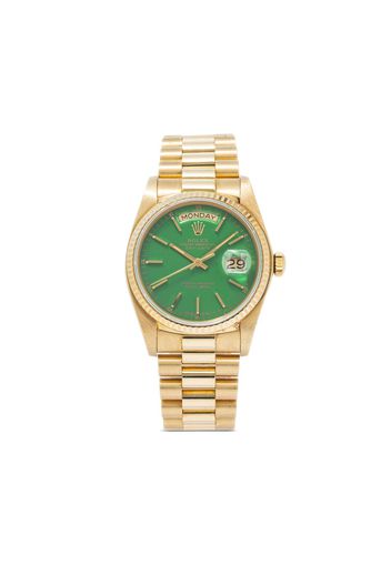 Rolex 1979 pre-owned Day-Date 36mm - GREEN