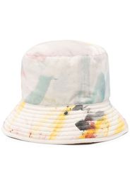 ROMUALDA paint-splatter reversible bucket hat - Nude