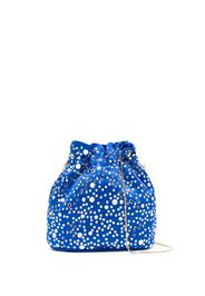 Rosantica Selene Illusione crystal bucket bag - Blau