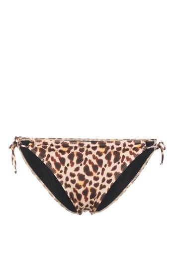 Roseanna leopard-print bikini bottoms - Braun