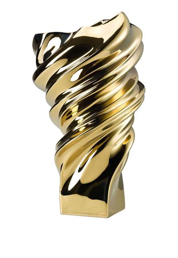 Rosenthal Squaal Vase aus Porzellan - Gold