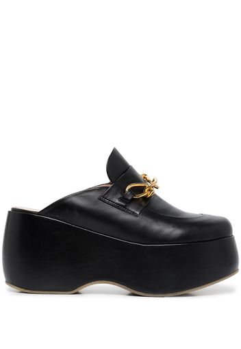 Rosetta Getty Clogs mit Plateau - Schwarz