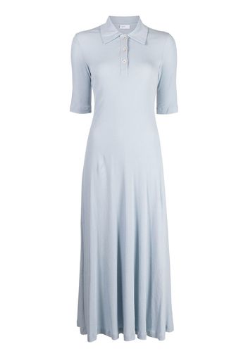 Rosetta Getty Kurzärmeliges Poloshirtkleid - Blau