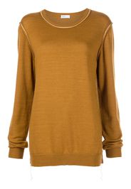 Rosetta Getty Pullover mit sichtbaren Nähten - Orange