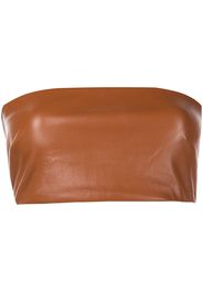 Rosetta Getty Cropped-Top mit Bandeau - Braun