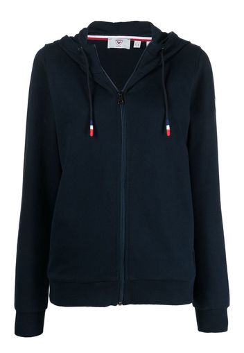 Rossignol cotton zip-up hoodie - Blau